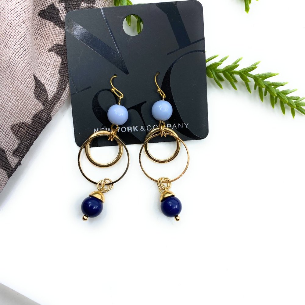 New Hoop Dangle Earrings - Picture 2 of 3